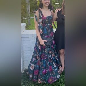 Floral Multicolor Maxi Dress